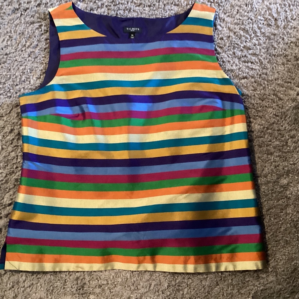Talbot’s 8 petite dressy tank top